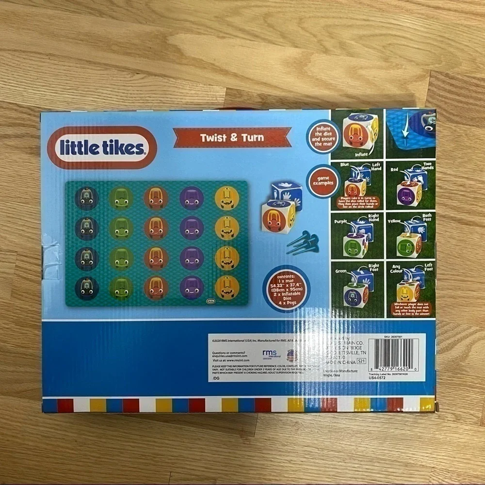 Little Tikes Twist & Turn Outdoor Yard Game NEW 3+ Kids Twister